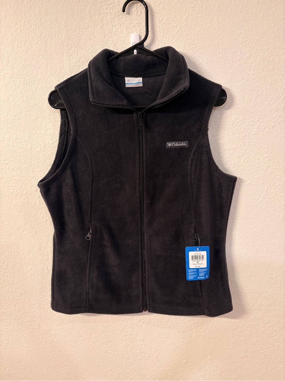 Columbia Women's Fleece Vest - Charcoal Gray NWT Medium